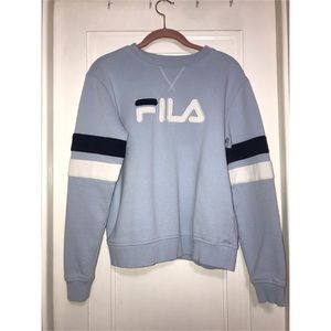 FILA Blue crew neck sweater